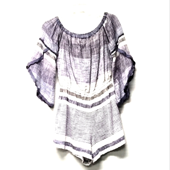 Angie summer romper 100% cotton grey Size:M. - Picture 1 of 6